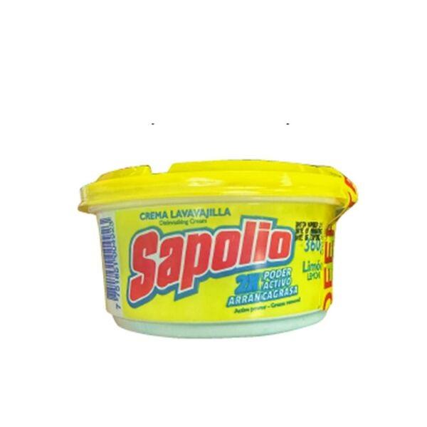 Detergente en Pasta Lavavajillas Sapolio Limón (360g)