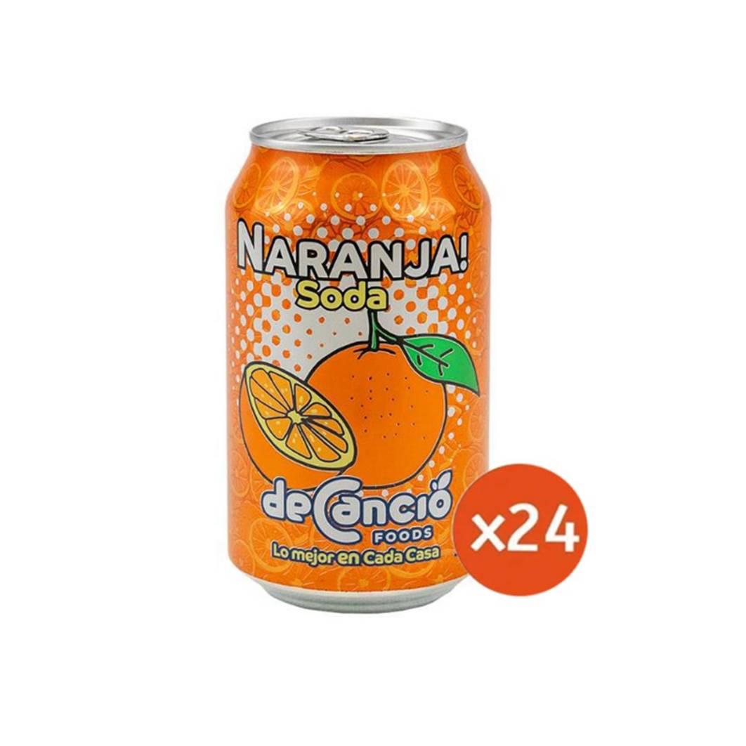Refresco de Naranja deCancio Foods (24u 330ml)
