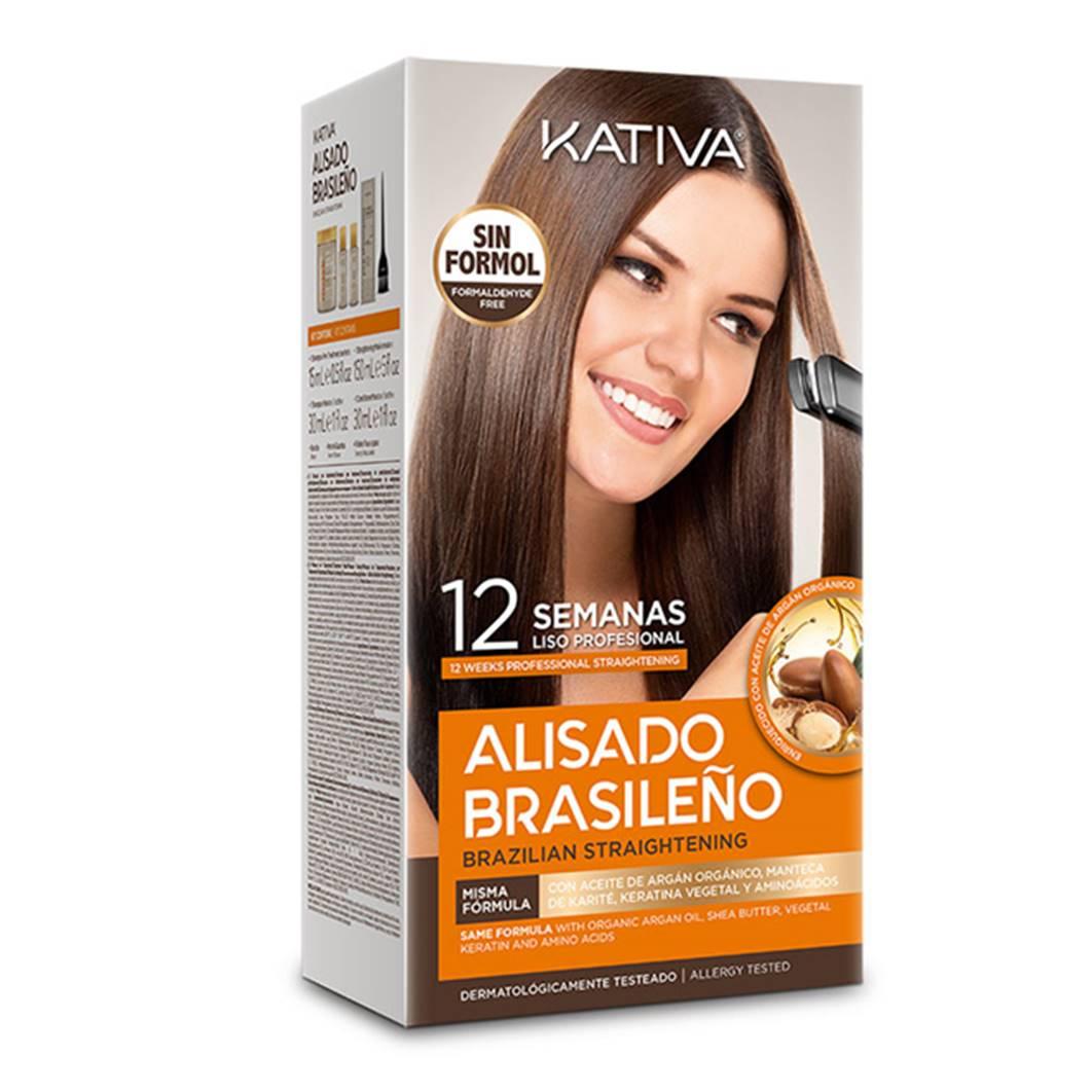 Kativa (Keratina sin formol) alisado brasileño