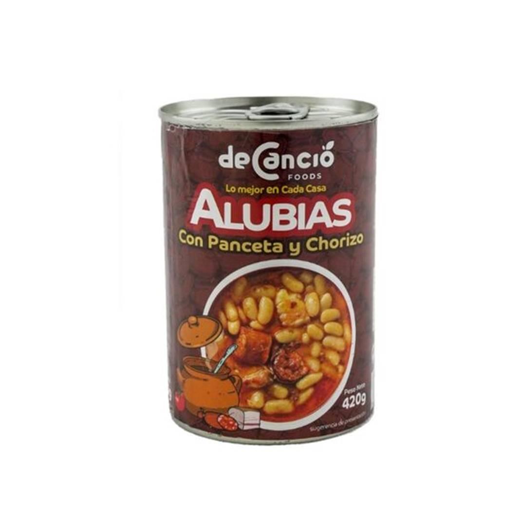 Alubias con Panceta y Chorizo deCancio Foods (420g)