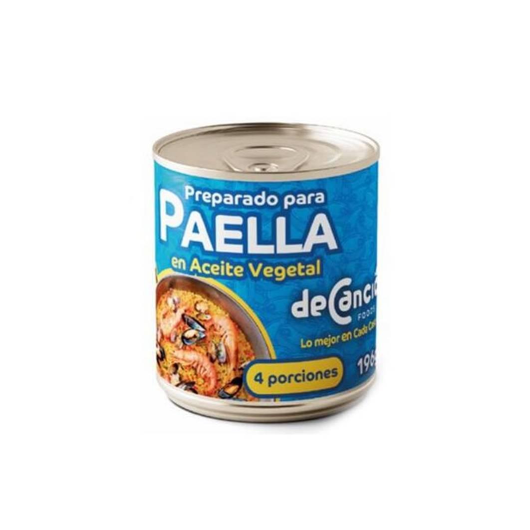 Paella en Aceite Vegetal deCancio Foods (196g)	