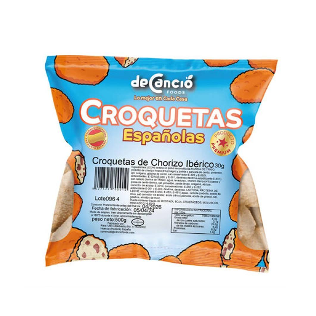 Croquetas de Chorizo Ibérico deCancio Foods (500g)