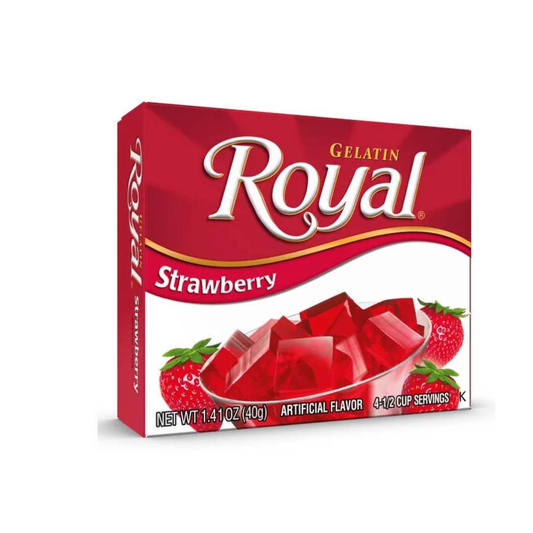 Gelatina de Fresa Royal (40g)